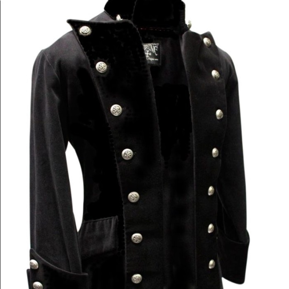 RARE Shriners of Hollywood 3/4 Length Black Coat